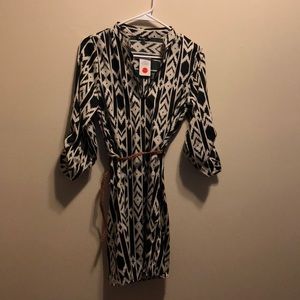 Black and white dress